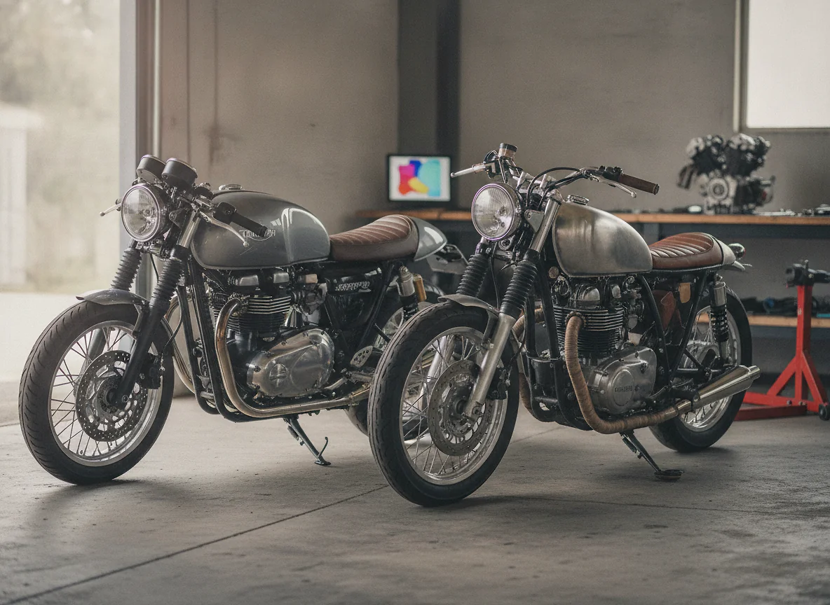 Café racer de série ou transformée : le comparateur